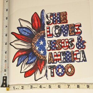Transfer- She Loves Jesus & America Too